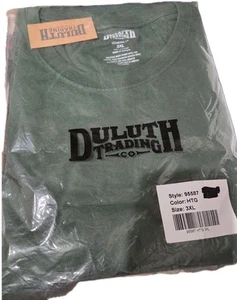 Duluth Trading Co. Herren Longtail T Standard Fit Crew mit Tasche 3X Neu. Grün. - Bild 1 von 9