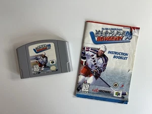 Wayne Gretzky's 3D Hockey '98 Nintendo 64 N64 - With Manual, Untested - Picture 1 of 7
