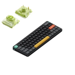 Nuphy Air60 V2 Clavier mécanique sans fil, Noir, QWERTY US, Aloe - Photo 1/8