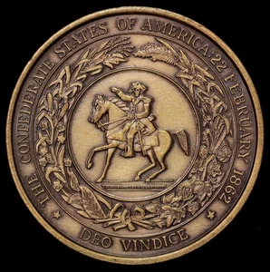 Kennesaw, Georgia General Big Shanty Confederate Seal Civil War Medal 39mm - Picture 1 of 2
