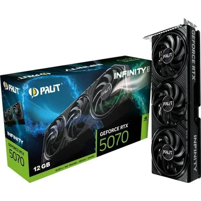 Grafikkarte Palit GeForce RTX 5070 Infinity 3 - 12GB GDDR7, HDMI, 3x DP - Bild 1 von 4