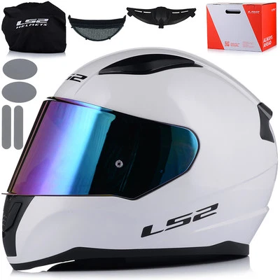 Motorradhelm LS2 FF353 RAPID II SOLID + 2 Visiere Integralhelm Helm XS - XXXL
