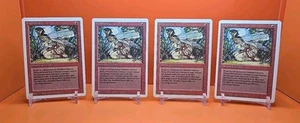 🔴🔴🔴(4) 1994 MAGIC The Gathering EARTHBIND REVISED 3RD EDITION LIGHT PLAY 🔴13 - Picture 1 of 10