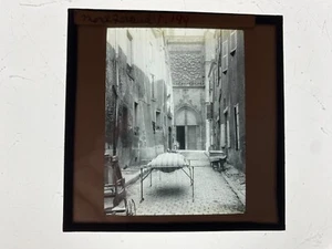 MONTFERRAND, France - Original Magic Lantern 3.25 Inch SLIDE - Picture 1 of 1