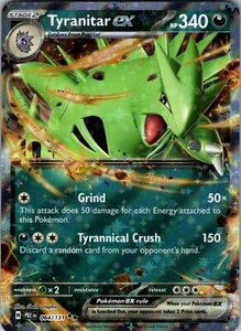 Tyranitar ex Double Rare 064/131 Pokemon Prismatic Evolutions Near Mint - Picture 1 of 2
