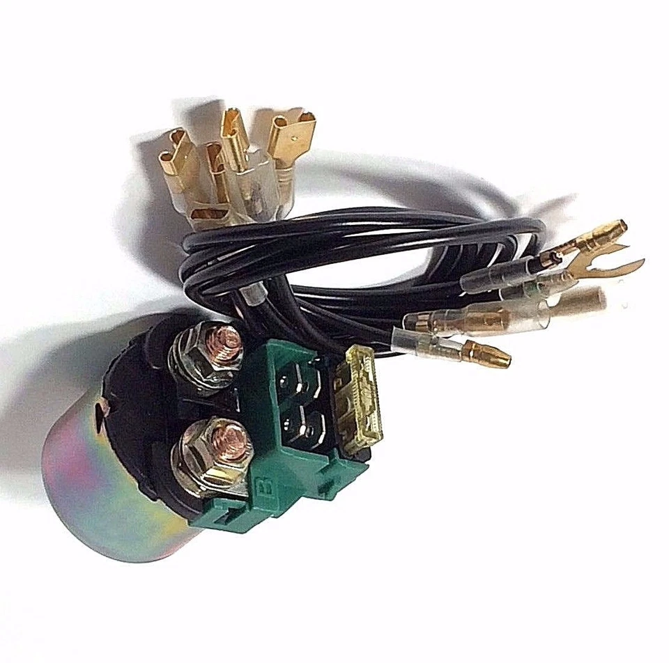 STARTER RELAY SOLENOID WITH WIRES FITS FOR HONDA CX 500 CX500 1978 1979 NEW - Imagem 1 de 1