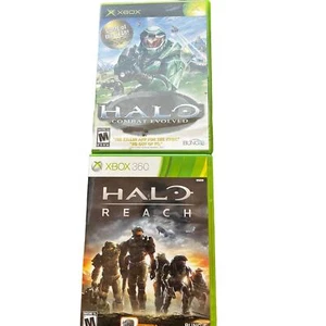 Pacchetto XBOX 360 HALO HALO REACH e HALO COMBAT EVOLVED - Foto 1 di 4