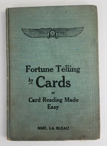 Fortune Telling By Cards Or Card Reading Made Easy 1920 Hardback Book La Bleau - Imagen 1 de 11