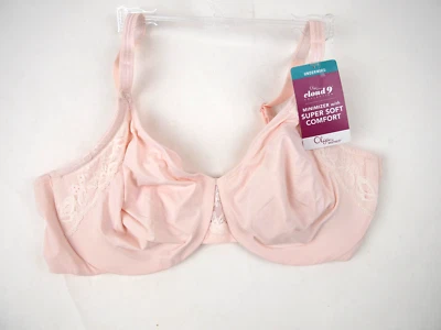 Olga Cloud 9 Minimizer Bra Women's Bra 38D NEW Rosewater - Image 1 of 4