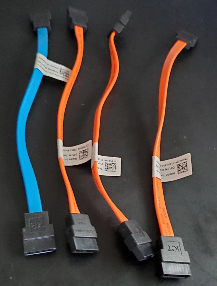 4X Lot 0VGTPK 6" Short Dell 7020 SFF Desktop PC Hard Drive HDD SATA Data Cable - Image 1 of 1
