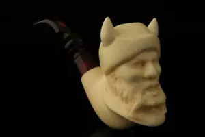 Meerschaumpfeife - Wikinger von Kenan mit Custom Etui 11468 - Bild 1 von 10