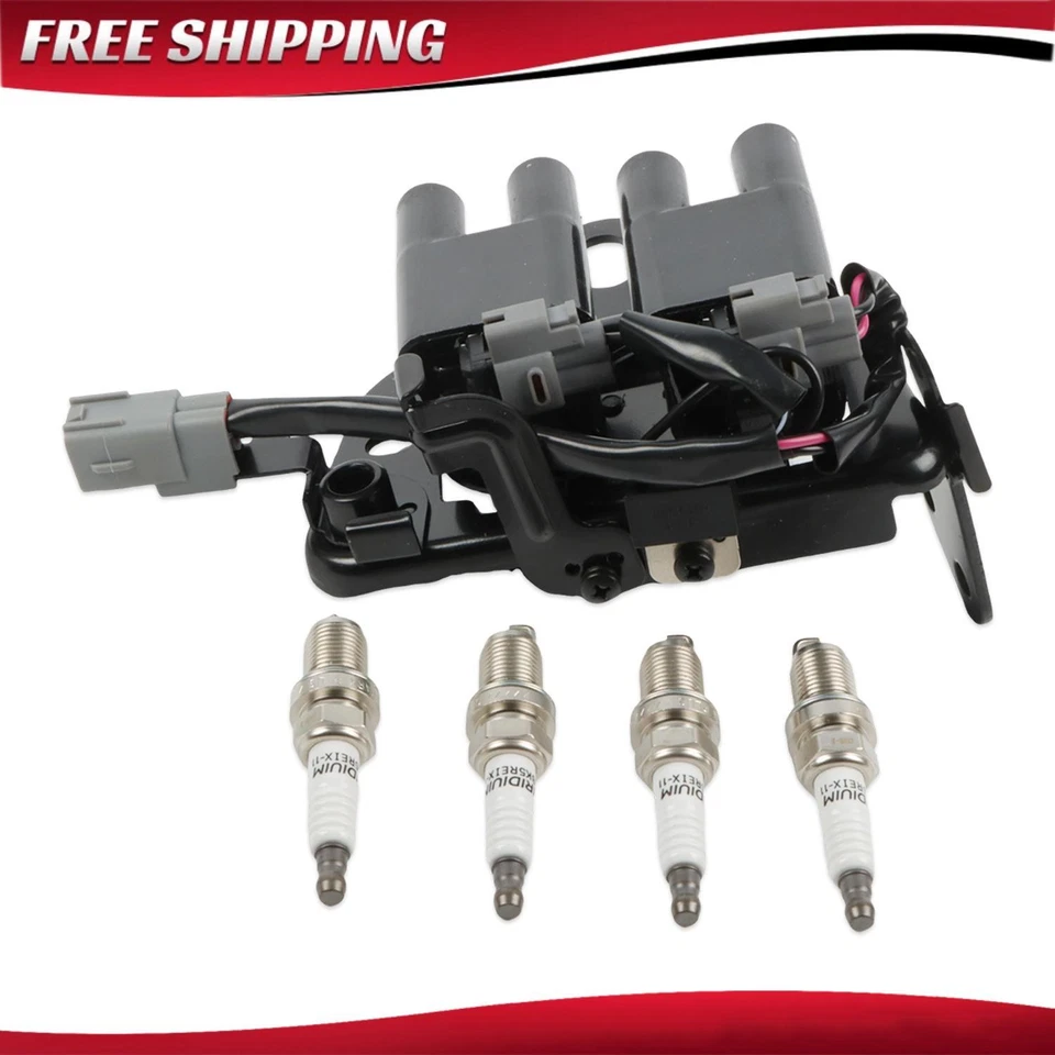 Bobina de encendido UF419 y bujía de iridio para Kia Spectra L4 2005-2007 2,0 L Foto 1 de 4