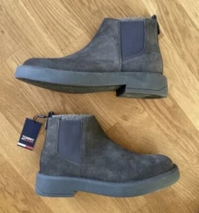 Tommy Jeans Hilfiger Chelsea Boots Herrenschuhe in Größe 44 Leder NP 159€ Neu - Bild 1 von 9