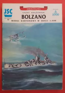 Modellbaubogen JSC 52, Heavy Cruiser BOLZANO in 1:400 - Foto 1 di 9