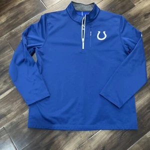 Majestic Therma Base Indianapolis Colts blau Pullover 1/4 Zip Herren Gr. XL Jacke - Bild 1 von 6