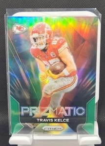 2023 Panini Football Prizmatic Green Prizm Travis Kelce #10 KC Chiefs Refractor - Bild 1 von 7