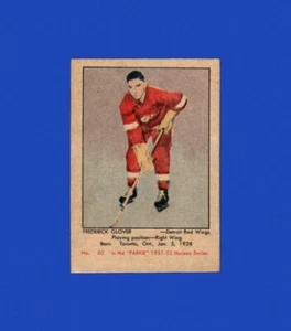 1951-52 Parkhurst Set-Break # 60 Frederick Glover VG-VGEX *GMCARDS* - Picture 1 of 2
