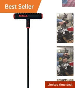 5/64 Inch Power-T T-Handle Hex Key Wrench - Rust Resistant Steel & Comfort Grip - Picture 1 of 8