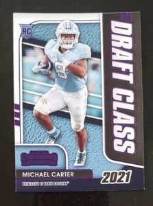 ๐2021 Panini Contenders Draft Picks Michael Carter Draft Class 30 UNC Purple RC - Picture 1 of 3