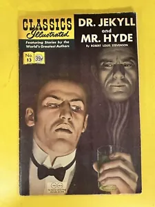 Silver Age, Dr. Jekyll and Mr. Hyde #13 Classics Illustrated Bagged & Boarded 🐶 - Picture 1 of 1