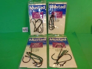 Mustad Pro Select Extra Strong Worm Hooks, Size 2/0 #32783, 20 Total Hooks (New) - Picture 1 of 9