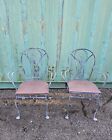 Vintage Wrought Iron Patio Furniture Salterini Dining Chairs