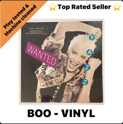 Yazz ~ Wanted ~ Album Vinyl Record  + Inner Sleeve 1988 Pop EX / EX - Image 1 of 4