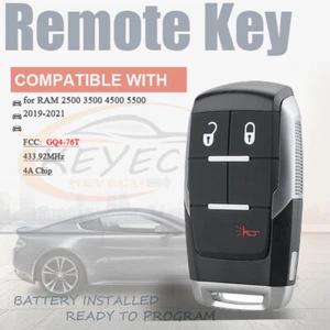 New 2019-2023 for Dodge RAM 2500 3500 4500 5500 Remote Smart Key Fob 68375455 - Picture 1 of 8