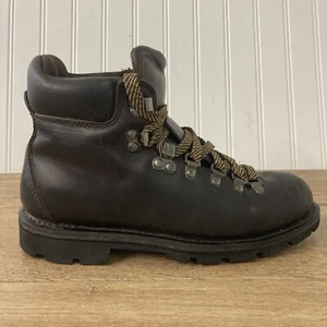 Bota de Trail J Crew para Mujer Talla 8.5 M Cuero Marrón Montañismo Senderismo Mediados 6" - Imagen 1 de 12