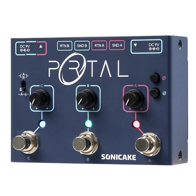 SONICAKE Portal Active Signal Mixer Analog Line Selector Multieffekte Pedale DE - Bild 1 von 4