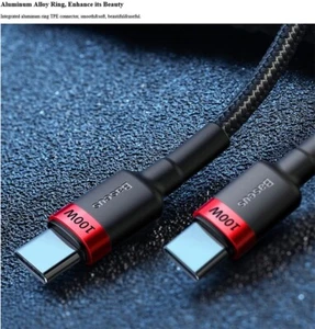 PD Fast Charging USB C Cable 100W 60W For iPhone 16 Pro Macbook iPad Air Tablet - Picture 1 of 17
