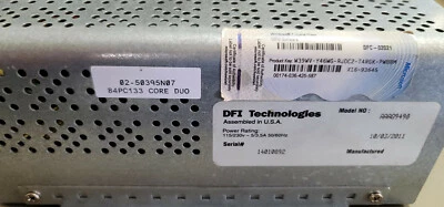 DFI TECHNOLOGIES MODEL AAAQ9498 Win 7, SM CNC Series 8 PC - Image 1 of 4