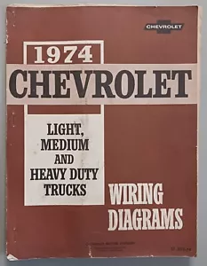 1974 Chevrolet Light Medium Heavy Duty Trucks Wiring Diagrams - Bild 1 von 2