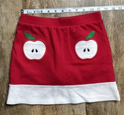 Gymboree Size 7 Apple School Red Knit Skort - Image 1 of 4