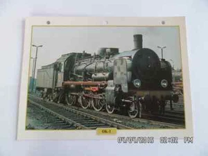 CARTE FICHE TRAIN OK-1 1917 - Foto 1 di 1