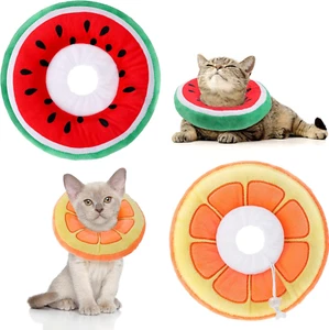 2 Pieces Adjustable Cat Cone Collar Soft Cat Recovery Collar Cute Cat Elizabe... - Picture 1 of 1