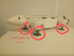 Mattel Space 1999 Eagle REALISTIC LANDING GEAR /PADS / FEET set of 4 - Picture 1 of 5