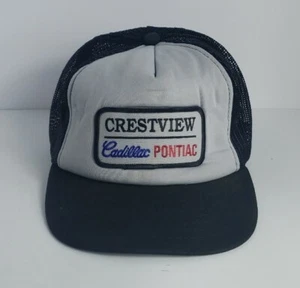 Crestview Cadillac Pontiac West Covina California Dealership Snapback Hat Vintag - Picture 1 of 7