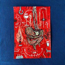 Arte Acrilico su Carta A4 | BULBI | K24-155 [ORIGINALE] | 210x297mm