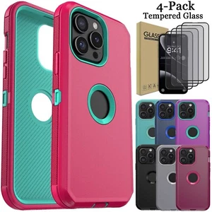 For Apple iPhone 13 Pro Max/13/13 Pro Case Rugged Phone Cover / Screen Protector - Picture 1 of 81