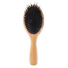 Hair Brush Boar Bristle Hair Brush with Nylon Pins Bamboo Paddle Detangler4026