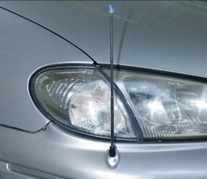 Car Telescopic Antenna Elasticity Vehicle Bumper Corner Pole Universal Safety - Picture 1 of 10