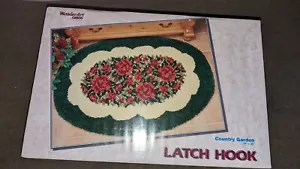Kit de gancho de pestillo Wondert ""Country Garden"" 34"" X 50"" nuevo SELLADO - Imagen 1 de 4