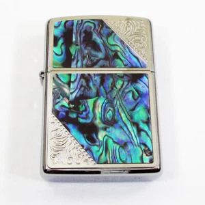 Zippo Western Series Shell Metal Silver One Sided Processing Lighter Regular - Bild 1 von 12