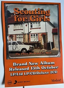 Scouting For Girls Autographs 18x12 Signed Poster [K1946] - Picture 1 of 3