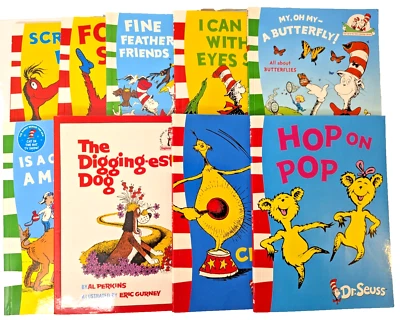 Dr. Seuss Classic Children's Story Book Bundle (9) | Reading Early Learning | GC - Image 1 of 4