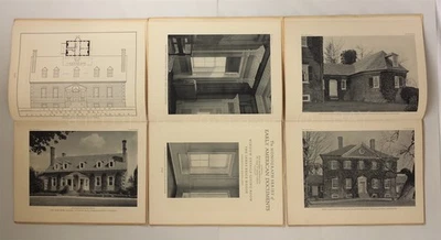 LOT 1930s antique 6pc MONOGRAPH SERIES xvi MONTPELIER SNOWDEN-LONG LLOYDS TALBOT - Image 1 of 4