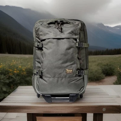FILSON DRYDEN 2-WHEEL CARRY-ON BAG 20047728 GREEN NEW WITH TAG 22” LUGGAGE RARE - Image 1 of 4