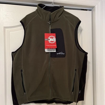 NWT NEW Eddie Bauer Vest Mens 2XL Full Zip Sleeveless Jacket Windcutter Fleece - Image 1 of 4