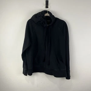 Women's Banana Republic Pullover Hoodie Size Large Black - Picture 1 of 8